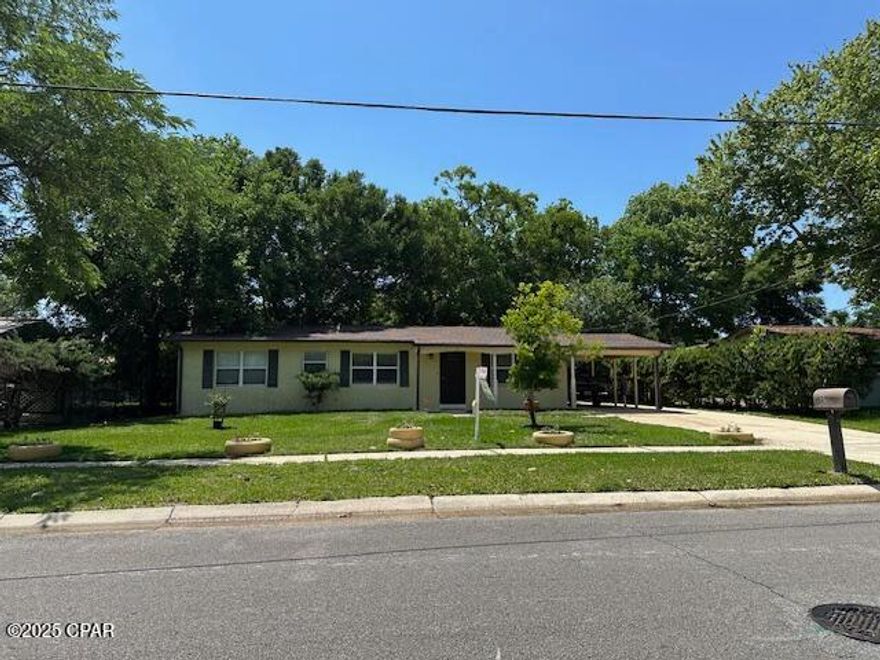 PRICE REDUCTION. BRING ALL OFFERS. MOTIVATED SELLER. Cozy 4 bedroom, 2 bathroom home in a well established neighborhood. Possible VA assumable. Neighborhood has sidewalks, street lights a park and no HOA. This property has easy access to schools, shopping, beaches and military bases (less than 5 minutes to Hurlburt Field).  Home features a split floor plan with the master bedroom and master bath located off the living room to the right after entering the home. The remainder of the bedrooms are down the hallway to the left of the living room.  The kitchen features updated appliances, cabinets and granite counter tops.  Cabinets and drawers are easy close. Laundry room is located off the kitchen, with a door to the carport for easy access.  Convenient for unloading groceries.  Laundry room is large enough to be used for a mud room or pantry. The oversized family room is located in the rear of the home with sliding glass doors opening to the fenced back yard. Many upgrades to include: New roof in 2019. New gutters in 2023. Reverse Osmosis system in the kitchen for the refrigerator and separate tap on sink for drinking water.  Ozone injection system installed for the washing machine hook up. Air purification system installed in 2022.  Tank less water heater installed 2020. Smart home features Security system, thermostat, door locks, and emergency services.  There is one storage shed in the back yard.  The fenced yard includes an in ground fire pit and covered wood storage area.  Multiple fruit trees are scattered throughout the property. Kids swing has been removed.