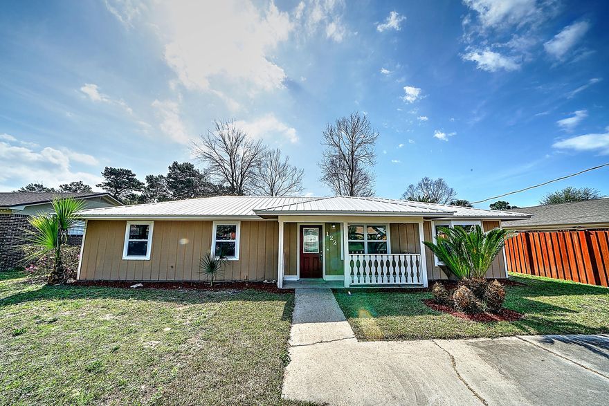 *REDUCED**FULLY REMODELED**  This home has been completely renovated with new windows, new roof, new paint, new water heater, upgraded kitchen with GRANITE and TILE BACKSPLASH.  This property also has a large barn AND storage shed out back.  Privacy fence surrounds this very deep lot.  Well established, quiet, family friendly neighborhood with NO HOA!!  Expansive family park in the middle of neighborhood with pavilion, BBQ area, and playground for birthdays and family outings.  Just 1/2 mile to the white sands of the GULF of MEXICO.