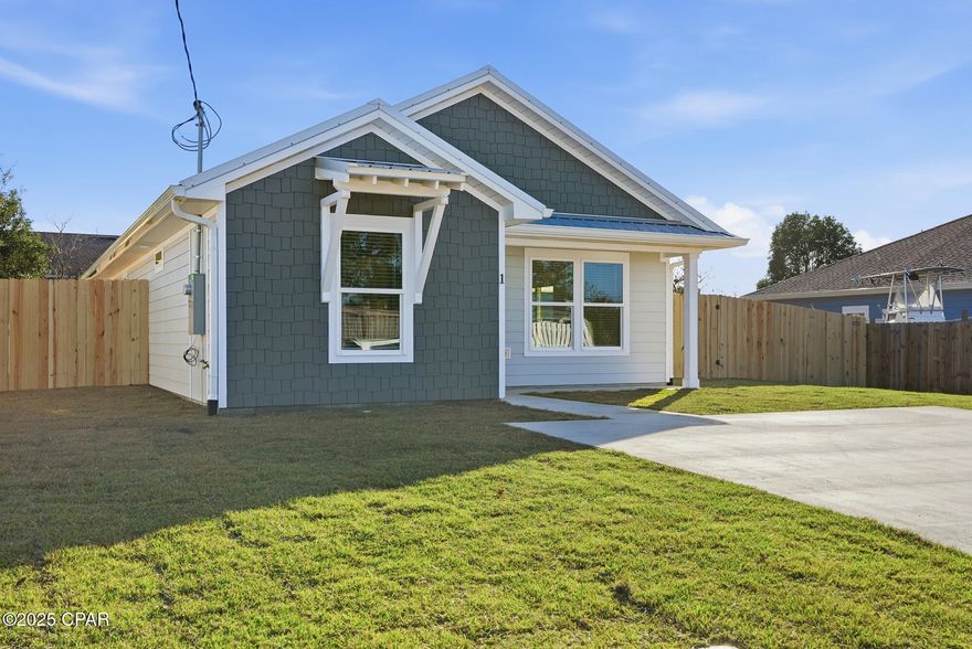 Brand-New 4BR/3BA | Under $335K | $10,000 Buyer Incentive | No HOA

How many 4-bedroom, 3-bath new construction homes do you see on the market under $335,000? Exactly — not many. Now ask a better question: how many of those are built by a small, local quality builder who prioritizes durability, smart design, and real flexibility for today's buyers? That number gets even smaller.
This brand-new 4/3 residence in Forest Park was designed to live comfortably and efficiently. The smart split floor plan maximizes privacy within its 1,541 sq ft footprint — perfect for hosting extended family, creating a dedicated home office, or simply enjoying true bedroom separation. The layout feels intentional, not cramped, with well-planned closets and thoughtful interior storage throughout.

Step into your spacious backyard and imagine morning coffee surrounded by possibility — room for gardens, play areas, or future projects on your terms.

This isn't cookie-cutter construction. Engineered to withstand up to 160 mph winds with impact-rated windows, metal roof, and fiber-cement exterior, this home translates strength into savings: lower insurance premiums, reduced energy bills, and decades of peace of mind.

An extra-wide driveway plus generous interior storage means you're not paying for garage square footage you may not need. Flexibility where it matters.

The builder is offering up to $10,000 toward closing costs OR a combination of temporary interest-rate buy-down + closing cost assistance. Lower your monthly payment or reduce cash to close — meaningful flexibility designed around your goals.

Minutes from shopping, dining, schools, the 23rd Street medical district, Tyndall AFB, and Panama City Beach. Live where life happens — whether you're commuting to base, raising a family, or investing for the future.

With no HOA, your ownership options stay open for full-time living or long-term investment.