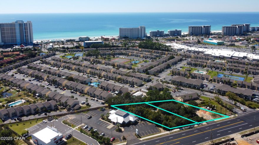 Discover an incredible investment opportunity with two adjoining parcels located just off Hutchison Blvd (Middle Beach Road) — one of Panama City Beach's most traveled corridors connecting Front Beach and Back Beach Road. This high-visibility location offers unbeatable access and exposure in a thriving coastal market that's booming with development.
Spanning a combined .924 acres, these parcels sit within minutes of Pier Park, public beach access points, and major hospitality, retail, and dining destinations. Zoned for commercial use, the property offers flexible potential — ideal for mixed-use development, retail storefronts, office space, vacation rentals, or boutique lodging.

Zoned Commercail High Intensity- With utilities nearby and easy ingress/egress via Hutchison Blvd, this site is perfectly positioned for your next coastal project. Investors will appreciate the steady growth of Middle Beach as a central hub for both locals and tourists — offering strong traffic counts and consistent demand for commercial space.
Whether you're an established developer or looking for your first footprint in one of Florida's fastest-growing coastal communities, these parcels combine location, visibility, and opportunity in one powerful package!!!