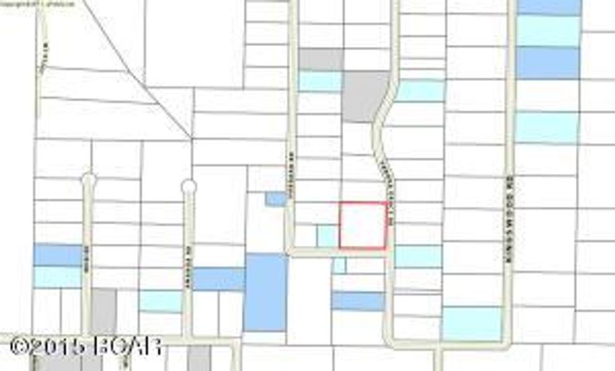 Wow, Large Corner Lot. 2 lots in one! 1.997 acres ready for you to build your dream home!!! This piece of property is located on a paved road and is located in one of the fastest growing areas of Bay County. Parcel is made up of two lots and features beautiful trees and hard pines. Information is deemed to be reliable, but is not guaranteed, buyer to verify.