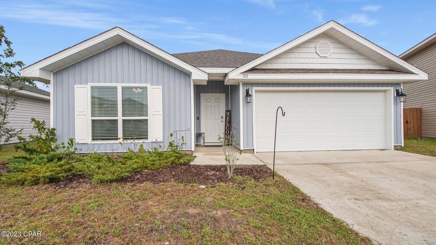 This SMART home is a Mobile floor plan that has a family room and breakfast area with an open kitchen and breakfast bar. All kitchen appliances are included. The Master bedroom has a walk-in closet off the Master bath and a shower/tub combo. Privacy fenced back yard. Barrett's Park/Old Town Village is just North of Panama City and is a short drive to Tyndall AFB and the Navy Base.