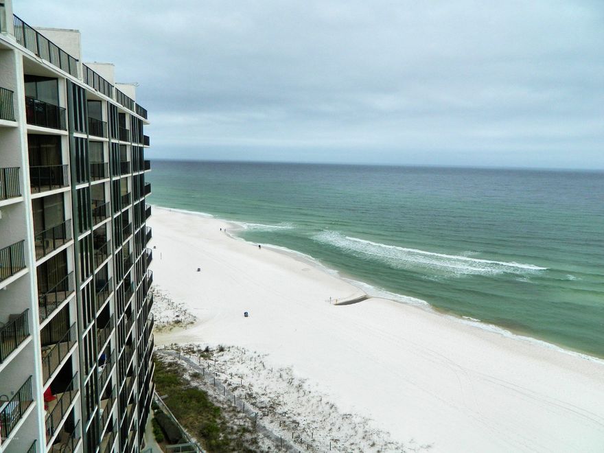 Indulge your senses at this tastefully upgraded condo for sale right on the sparkling waters of the Gulf. Awesome private balcony is made for relaxing breezes and soothing sunsets. This is a spacious floor plan and is offered furnished and ready to generate rental income to offset ownership expenses. NEW upgrades include flooring, AC, king bed & mattress.  Edgewater Beach Resort is Pet Friendly and just minutes from the dog beach. Tower III has it's own heated pool, hot tub, sun deck. Also enjoy exclusive Tropical Pools, Restaurant & Bar, Pizza Shop, Market. The Club offers Unlimited Golf, Pro Shop, Tennis, Basketball, Shuffleboard, Gym, Salon Services. Kids Club with Splash Pad & activities! Gated Entrances. Walkable to shopping, dining, entertainment. On trolley line to popular Pier Park