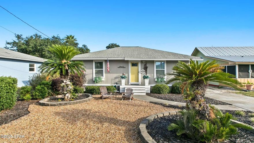 Charming 3-bedroom, 2-bathroom Beach House located on the desirable West End of Panama City Beach offers the perfect blend of modern updates and coastal charm. Located only .4 miles to Public Beach Access! Being situated in a quiet golf cart friendly neighborhood makes this property an idyllic retreat for you and your family or a perfect opportunity to generate extra income as a vacation rental. 2016 renovations include updating and replacing all the windows, doors, plumbing, electrical system, walls, floors, and appliances! Make this adorable beach house your own and embrace the coastal lifestyle you've always dreamed of.