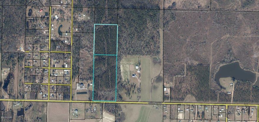 30 acre parcel located on Paved Road.