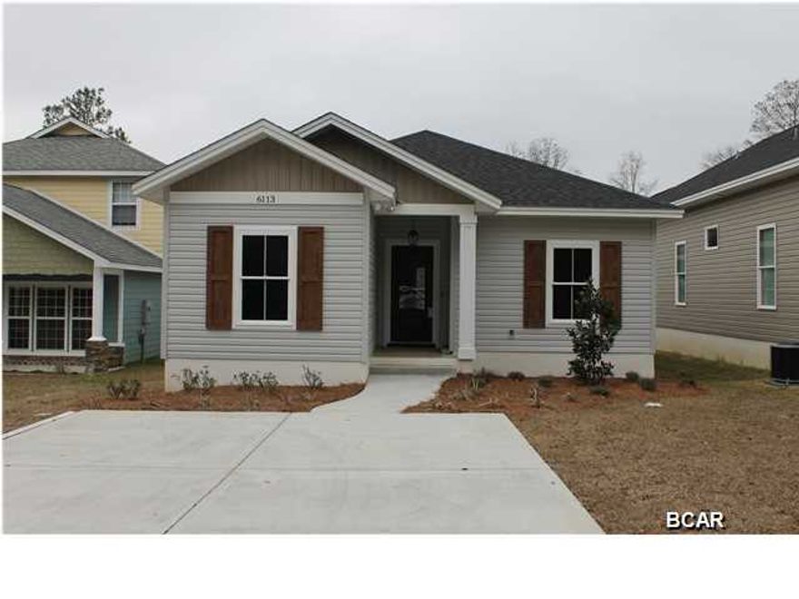 Newly constructed home on a cul-de-sac, convenient to Tyndall AFB, shopping, and restaurants. 3 bedroom 2 bath home offers a spacious great room, split bedroom plan in a great new neighborhood! Don't miss this house today!
