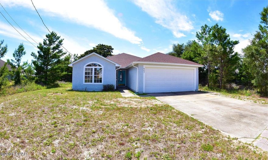 CURRENTLY UNDER CONTRACT, SELLER ACCEPTING BACKUP OFFERS. This Inlet Beach Heights home near Lake Powell is just 5 min. from the beach &  the 30A district!  The split-bedroom plan includes 4 bedrooms, 2 baths, a large living area, dine-in kitchen, sun room, two car garage & a privacy fenced backyard.  The roof is approx 5 yrs old, & the sellers removed the carpet from all of the bedrooms so you can customize those floor coverings, but the rest of the home is tiled!  Features include cathedral ceilings, some Tiffany-style light fixtures, skylights in both baths, glass decorator shelving, & a new Whirlpool stainless steel fridge in the kitchen.  Great home in an ideal location; Lake Powell has a public boat ramp with gulf access & a playground, & shopping and dining establishments are li All info is approx and must be verified by Buyers if important.