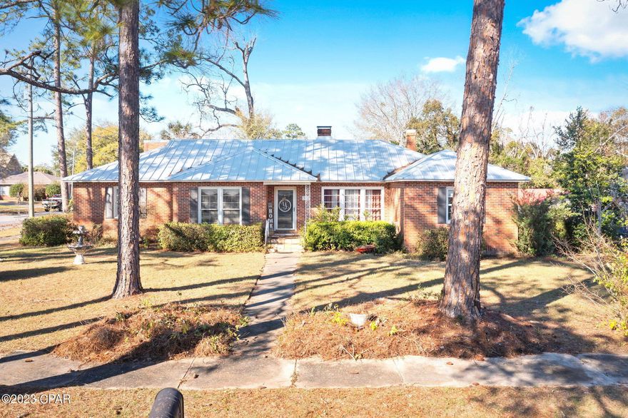 Situated on a large corner lot this 3 bedroom, 2 bath beauty is ready for its new owners!! Inside you will find beautifully stained hardwood floors, family room with wood burning fireplace, formal dining room, eat-in kitchen with stainless steel appliances, large living room with den and spacious bedrooms. Outside features include screened-in porch, pergola, detached storage shed, and fenced backyard. Home is located minutes from schools, restaurants, shopping, Hwy 79 and Interstate 10.