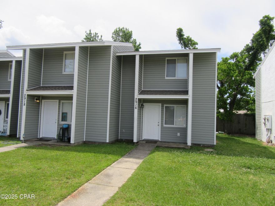 Recently renovated 2 bedroom 1.5 bath Townhome , ceiling fans and tile throughout. Washer/Dryer hookups. All property sizes and ages are approximate, please measure and/or verify if important.

School assignments are subject to change, please check with Bay County for most accurate information.

Deposit is the same as the rent. Pets allowed with owner approval and NON REFUNDABLE pet fee applies per pet. Breed restrictions apply.