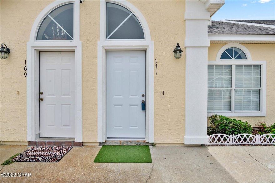 Completely remodeled central located beach property in Palm Cove. Short term rentals allowed. Security 9pm to 5am, 2 pools & other items provided by HOA.. Large 3 bed 2.5 bath home within walking distance to the Beach. Main Bedroom on 1st floor leads to outside patio & has large full bath & closet . Living room has cathedral ceilings & an open kitchen, large pantry that could be used as owners lock space if used as vacation rental. Half Bath & Laundry room located on 1st floor. Upstairs two Large  bedrooms, walk in closet and full bath. 

Great vacation rental revenue potential., low HOA. New items include flooring, paint, kitchen appliances, counter top, & exterior doors. Newly painted Kitchen cabinets, new bath vanities , plumbing, light fixtures & ceiling fans.

Buyer to verify all data