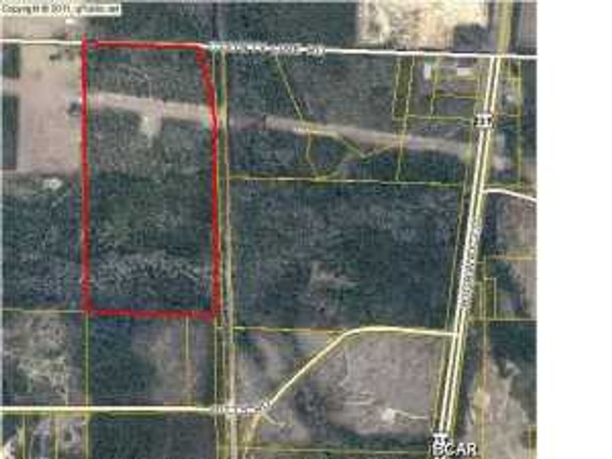 Beautiful wooded tract on with Econfina Creek running through the south end of the property.