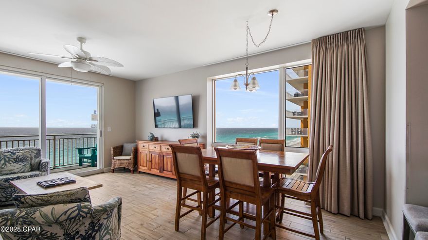 LOW FLOOR ALERT.   Highly desirable 3bd/3bth layout in Splash.  ALL BEDROOMS HAVE GULF VIEWS AND BALCONIES.  This condo has been remodeled and it is superb condition.  Ready for the summer rental season.  FULLY FURNISHED.   This layout is set up with an entry foyer and then separate entrances to the LOCK-OUT STUDIO and the 2bd/2bth.   Built in queen-size bunkbeds in bedroom #2.   MASTER BEDROOM - GULF FRONT.   Lots of flexible ways you can use this layout.   Low Floors are premium floors in Splash.   HOA DUES IN SPLASH ARE THE SAME FOR A 3BD AS A 1BD.