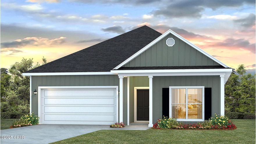 Welcome to 1849 Backwater Road, located at the enchanting Windmark Beach community in Port St. Joe, Florida. The Rhett is one of our popular one-story floor plans used in many communities in this area. With this 4 bedroom, 2 bath home, you will see 1,799 square feet of spacious living perfect for a small family to enjoy comfortably.

As you walk inside the Rhett, you will see the long main hallway leading you to the open living room and kitchen. The 9' ceilings throughout the home open up your living space with tray ceilings in the primary bedroom and living room as an added feature. Engineered vinyl plank flooring throughout the home offer a sleek, low-maintenance way to keep your floors looking new and easy to clean from sandy days at the beach. The kitchen and bathrooms feature granite countertops and white cabinetry, a walk-in pantry, and a large island ideal for family and guests to enjoy your meals together. The primary bedroom has its own bathroom featuring a spacious walk-in closet, a double vanity, and a separate walk-in shower and soaking tub. Each room in the house has large windows that allow plenty of natural light in to brighten your mood and home.

The exterior of this home features Hardie Color Plus Siding and is uniquely engineered to stand up to the harshest elements from wind, rain, fire, freezing temperatures, and hail. Dimensional shingles with 30-year warranty. A landscaped front flower bed at entry way and fully sodded yard. Our Windmark community features underground utilities making it less susceptible to damage from severe weather leading to fewer outages and more reliable service. The Rhett features a covered lanai back patio with a covered front porch. 

Located directly across from the Gulf, you will find beautiful beaches within walking distance, and local restaurants close by. These homes offer easy access to Tyndall Air Force Base (21.7 miles away), Panama City Beach (39 miles away), and downtown Port St. Joe (only 6 miles away).
 
Enjoy all that Windmark Beach has to offer featuring a town center complete with food, shopping, a gym, and more! There are sidewalks, boardwalks, bike paths, golf cart paths, and multiple beach accesses along with two large community pools and breathtaking views of the Gulf! Schedule an appointment to tour Windmark Beach today!