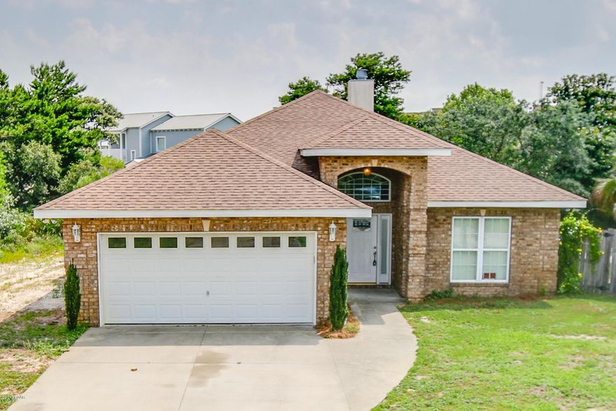 3 BR/ 2BA / Family Room and Den/Study

Built in 2007.  Bid-A-Wee Subdivison has a Dedicated, Private beach and only 2 blocks to Beach!  This is a golf cart community for a short ride or walk to the sandy beach!  There are lots of upgrades in this home:  new carpet through out, all matching &  working black and silver appliances, 

large bathrooms, and a large backyard, partially fenced with an open deck. The windows of this home are newer impact resistant windows.  Please call your Realtor today to see this home!  All information is approximate - if important please verify.