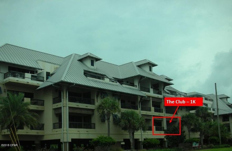 REDUCED!! Gulf View & FURNISHED 3BR/2B Condo at The Club in Mexico Beach Florida. Living/Dining that opens onto Balcony with views of the Gulf of Mexico. Flooring in this area is hardwood pine that has been reclaimed. Kitchen has long breakfast bar with granite counter and white cabinets. Split bedroom floorplan with the carpeted Master Bedroom opening onto the balcony. Large master bath with double vanities, garden tub, separate shower and walk in closet. There are two additional carpeted bedroom and a full bath. Kitchen has a pantry and there is a laundry and lock out closet in the hallway. The Club has a large pool and social area, elevator, covered parking and beach access across the street. Restaurants and shopping nearby.