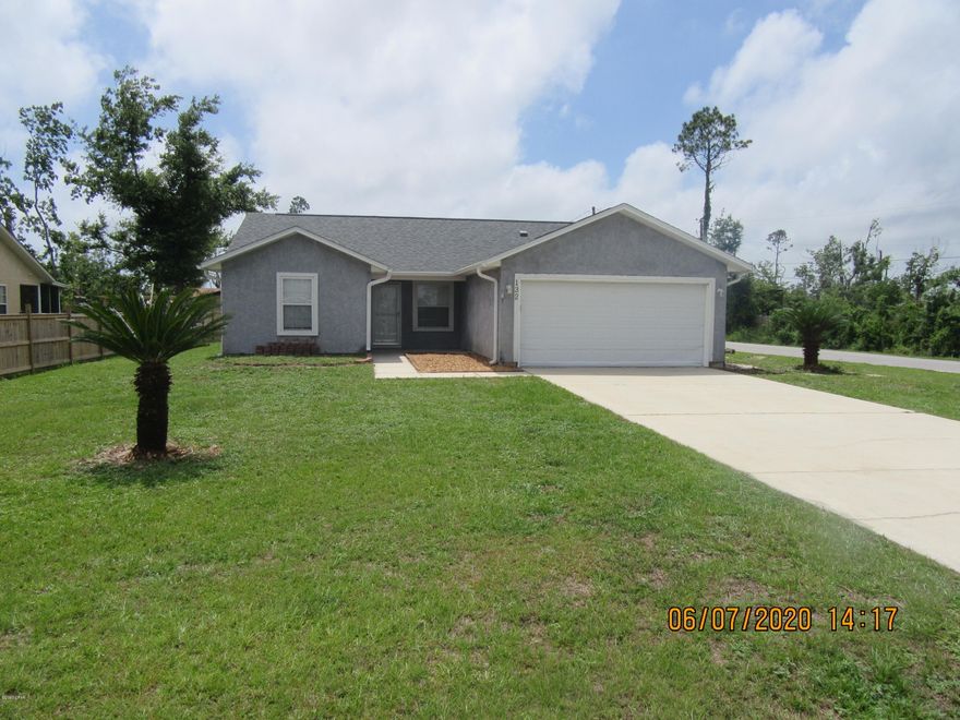 3 bedroom 2 bath home located close to Tyndall AFB. House sits on a large lot. LAWN CARE INCLUDED IN RENT ! All property sizes and ages are approximate, please measure and/or verify if important. School assignments are subject to change, please check with Bay County for most accurate information. Deposit is the same as the rent. Pets allowed with owner approval and NON REFUNDABLE pet fee applies per pet. Breed restrictions apply.