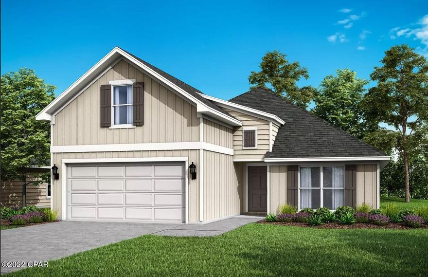 Additional Incentive Money towards closing Costs/ Rate buy down with our preferred lender contact us for more info. 5 Bedrooms, 4 Baths, this Rushmore open floor plan home is a must-see, with a stunning interior featuring 10' high ceilings in the main living areas and a 9' tray ceiling in the master suite along with separate Tub and shower. Luxury Vinyl Plank floors, granite countertops, and so much more are found throughout the home. The exterior boasts of Hardie Board on all four sides, Tankless Gas Water Heater, and a completely landscaped yard with a sprinkler system. Offering added innovative technology and convenience, this home is equipped with a Ring security doorbell, a Nest energy-efficient thermostat and keyless lock.