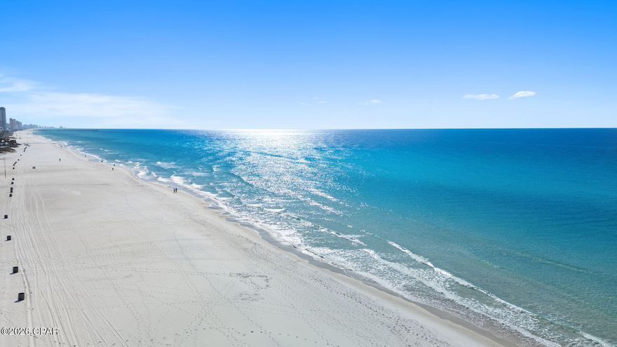 Welcome to Unit B2, an income producing, fully updated condo at Endless Summer. This tastefully updated and well maintained ground floor unit is located in the highly sought after front buildings for quick and easy beach access, just steps from the sugar white sands of the quiet west end of Panama City Beach.

This condo is sold fully furnished and offers excellent rental performance, producing $23,063 in 2025 with nearly $10,000 already on the books for 2026. Additional upgrades include a new patio storage shed, along with HVAC and water heater installed in 2020.

Inside, you'll find vinyl plank flooring throughout and a bright, coastal feel with new interior paint, a new sleeper sofa, new microwave, two new windows, new rugs, curtains, and updated kitchen items, making this unit truly move in or rental ready. The adorable kitchen features stainless appliances, a breakfast bar with seating, and charming beach accent details. The spacious bedroom offers plenty of storage, and the updated bathroom includes a tiled walk in shower. Step outside to your private patio overlooking the pool, perfect for relaxing after a day at the beach.

Endless Summer is a laid back community with low HOA dues and a healthy reserve fund, featuring two large pools, a hot tub, shuffleboard, horseshoes, bean bag toss, and a clubhouse, all set around a beautifully landscaped courtyard. Beach Access 70 and 71 are just steps away, and you're only five minutes from Pier Park and about ten minutes from the charm of 30A.

Whether you're looking for a personal beach getaway or a strong investment opportunity, this condo checks all the boxes. Don't miss your chance to enjoy the Endless Summer lifestyle!

All information is believed to be accurate but should be verified if important.