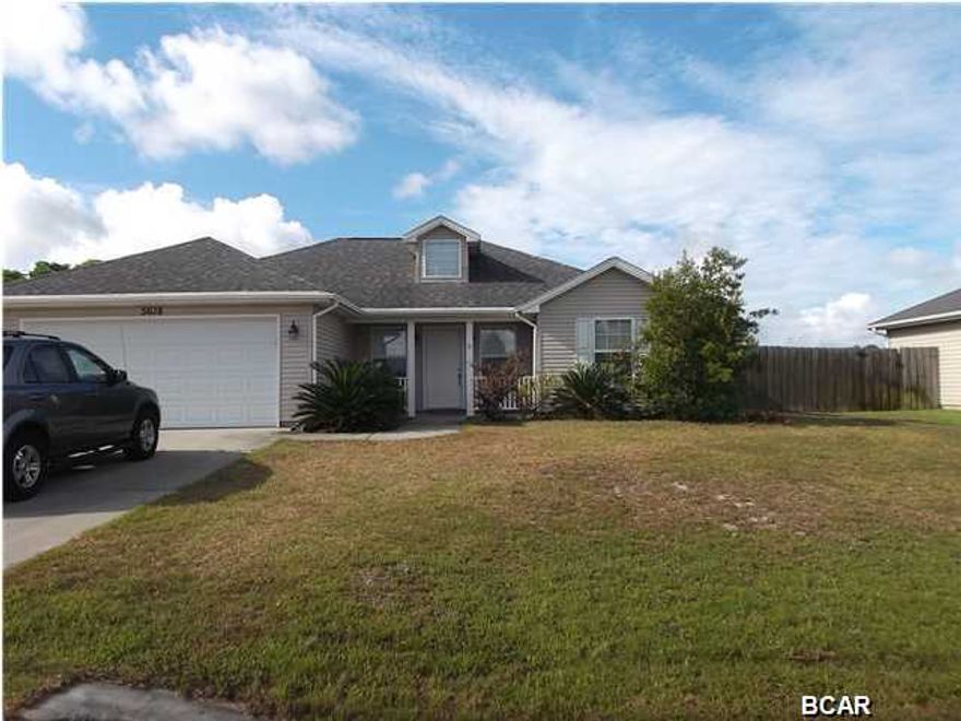 Excellent home in Cherokee heights, split bedroom plan,4 bedroom 2 bath, 4th bedroom could be used as office. ceramic tile and carpet, 2 car garage, separate laundry room,privacy fenced back yard and close to TAFB. Back yard play/swing set included