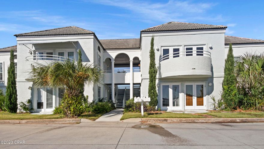 >>>UNDER CONTRACT! ACCEPTING BACK-UP OFFERS<<< Presenting an exceptional commercial opportunity situated on the vibrant and in-demand Thomas Drive in Panama City Beach! This may not be waterfront, but the views will have you feeling like it is!! This commercial building offers a unique proposition with four individual office spaces, each thoughtfully designed and equipped with its own bathroom and mini kitchen space, providing the utmost in convenience and privacy for businesses. With 1000 square feet of office space per unit and separate entrances for each, this property is tailored to accommodate various enterprises.

Strategically located on a corner lot, this property boasts endless possibilities. The second floor not only provides stunning views of the lagoon across the street but also offers the advantage of visible signage, maximizing your business exposure in this bustling area.

As a bonus, this property includes two vacant lots located just behind it, offering additional potential for expansion or future development, making it a truly valuable investment opportunity. All of these incredible features come at an unbeatable offer, priced under $1 million. Don't miss this chance to acquire a commercial building in such a prime location in Panama City Beach. Seize the opportunity now and make your mark in this thriving business district!