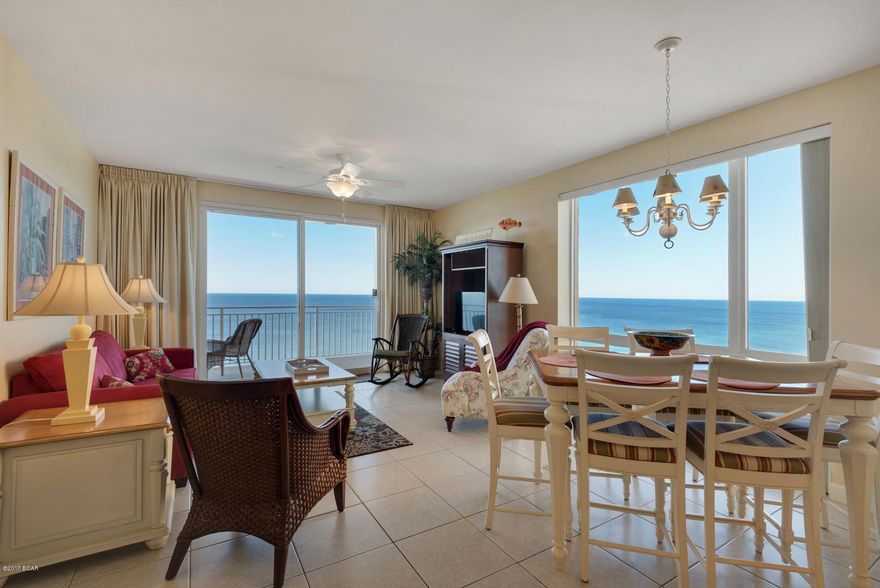 Looking for an AWESOME rental property or a fun family-friendly condo?? You just found it! This beautifully furnished three bedroom, three bath unit in the popular Splash Resort is a ''Paradise'' unit, which is one of the most popular floor plans in Splash. All three bedrooms have access to a balcony overlooking the Gulf! This unit also features a ''lock out'' studio unit that can be rented separately. Splash amenities include over 400 ft of Gulf frontage, two water park environments, full fitness center, RipTide bar & grill and covered parking. This fabulous condo is completely furnished including flat screen TVs, 9' ceilings, granite counters in kitchen and bathrooms, tile flooring throughout all living and wet areas and upgraded energy efficient Hunter Douglas window treatments. Call to
