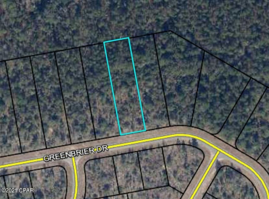 Sunny Hills has a beautiful golf course and several lakes for fishing! It is only 45 minutes from Panama City Beach.  Come and build your dream home!