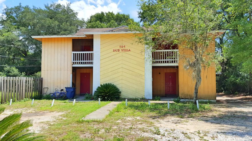 INVESTOR OPPORTUNITY-INCOME PRODUCING PROPERTY-Panama City quad-plex has four 2 bedroom/1 bath units capable of generating generous monthly revenues-All 4 units need to be refreshed with new carpet and paint and more-All units have exterior separate washer and dryer hookups available. Adjacent lots are also available in order to expand and add multiple units if desired.