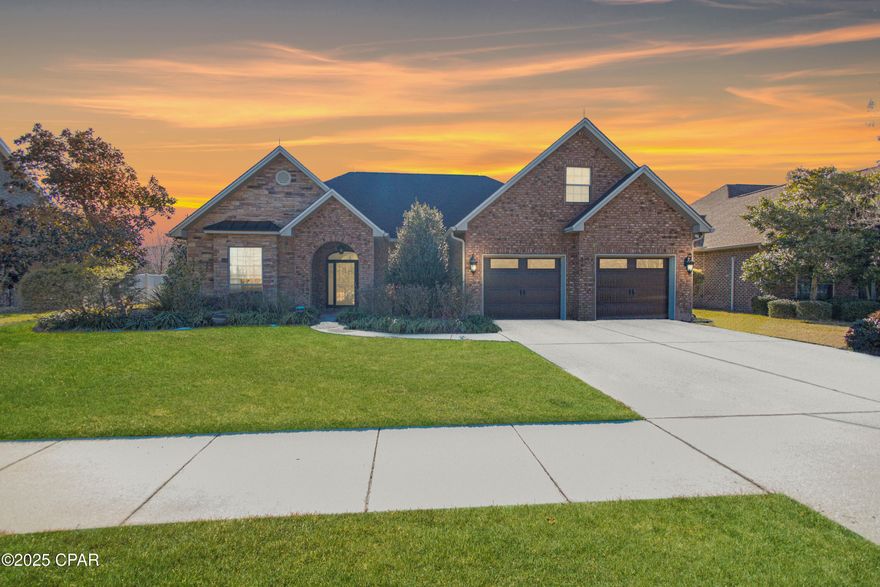 Elegant 3-Bedroom, 2.5-Bath Home with Bonus Room and Screened Saltwater Pool

Discover timeless charm in this beautifully designed 3-bedroom, 2.5-bath home that perfectly blends comfort and style. Hardwood floors grace the main living areas, while tile is thoughtfully placed in all wet areas for durability and easy maintenance.

The great room is a centerpiece of the home, showcasing built-ins on either side of a gas fireplace framed in granite and topped with a custom mantel. French doors lead to a covered patio and a screened saltwater pool, offering a serene outdoor retreat.

The kitchen is a chef's delight, boasting double ovens, granite countertops, maple cabinets, stainless steel appliances, and a spacious layout that connects seamlessly to the formal dining room.

The primary suite provides a tranquil escape with his-and-her walk-in closets and an en suite bath. Additional oversized bedrooms feature large closets with extra shelving and separate storage above, while the hall bath includes double vanities, solid-surface counters, and abundant storage.

The well-appointed laundry room, complete with built-in cabinets, a utility sink, and tiled flooring, adds functionality and convenience. A staircase leads to the bonus roomâ€”a perfect space for kids, a home office, or a fourth bedroom, featuring two large closets for extra storage.

With crown molding, 10-foot ceilings, and thoughtfully designed spaces indoors and out, this home is a must-see. Schedule your private showing today!