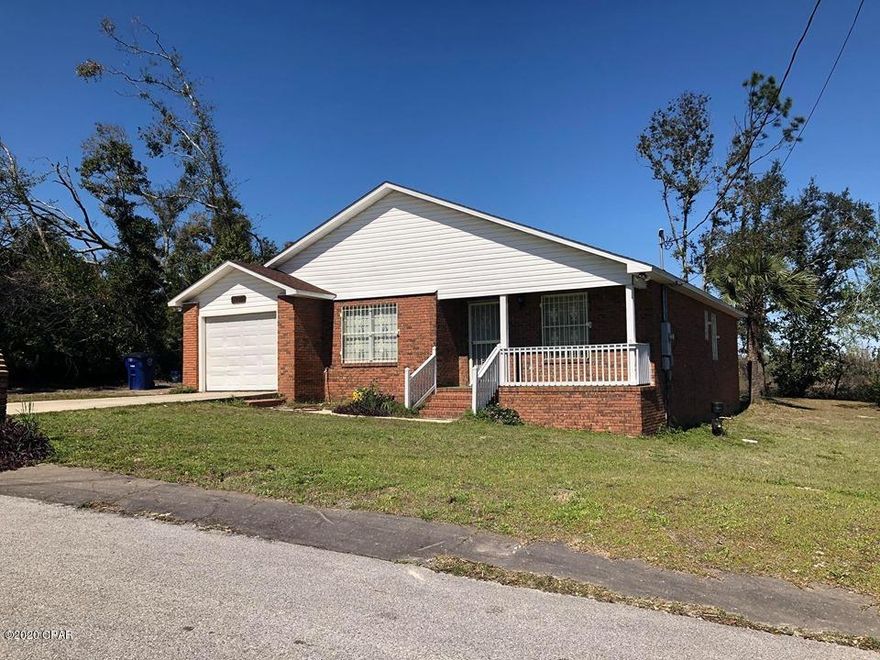 One of a Kind, Water Front over looking Watson Bayou. Potential, Potential, Brick Home sitting on a Bluff over looking Watson Bayou, New Roof , New Siding in Gables, yard cleared after Hurricane, This solid Brick Home has a sheet rocked finished garage 47X11.8 just waiting to be turned into a 3rd Bedroom or Mother-in-law Suite. There also is a completely finished, with wood floors,, 11.8 X 5.7 lock up storage room attached to the home e.    Home is currently livable,,  Seller is in process of refurbishing items in need of repair, will make repairs required by Appraiser. Look make offer

  New A/C unit. The duct work is in good condition.  . Home is being sold ''AS IS'' and is priced with repairs needed taken into con is being sold "As Is". Home is priced with repairs needed taken into consideration.  Cornerstone Title Co. ,2424 Jenks Ave. 850-215-4796, will  be ClosingCo.