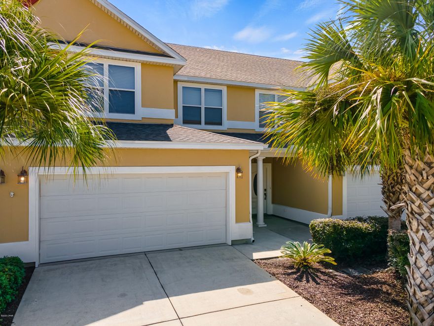 'CURRENTLY UNDER CONTRACT, SELLER ACCEPTING BACKUP OFFERS'. .Awesome townhome ready for a new family! Just a short walk to the new sports complex and new school! Annabells's is a gated community in the perfect location! very spacious floorplan offers 3 beds/ 2 1/2 baths with a 2 car garage! Master bedroom is perfect for king size furniture. large walk in closet and the master bath has double vanities and a garden tub to soak away the stress of the day! spend time on the patio enjoying the nice breeze from the gulf or walk over to the pool & clubhouse for a quick dip or some exercise in the fitness room! this bldg. offers nice shade in the aftnoon to relax with a cool drink on your patio!   it's time to own your piece of Panama City Beach!