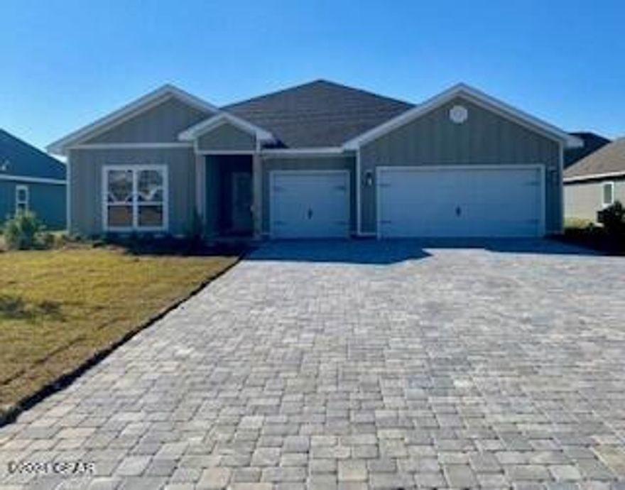 This is a beautiful 4 bed, 3.5 bath home located in the charming Plantation at College Point Community! As you enter the Camden floorplan, you will find elegant 9' ceilings, and EVP flooring throughout, excluding the bedrooms which has frieze carpet. Beautiful interior doors with brushed nickel hardware and granite kitchen and bath countertops with undermount sinks are just a few of the added details. The home also features stainless steel Whirlpool appliances which include a smooth top stove, microwave, and dishwasher. Plantation at College Point is located just minutes to nearby schools, restaurants, shopping, and a quick drive to the white sand beaches along the turquoise waters of  Panama City Beach. This home comes standard with a Smart Home Technology package which includes a KwikSet keyless entry, Skybell doorbell, automated front porch lighting, an Echo Dot device, and Quolsys touch panel which can be integrated to control your lighting, thermostat, front door and so much more. 

This home is being constructed with the Zip Sheathing system, providing greater protection than a traditional housewrap from damages due to wind, rain, and extreme weather. A builder 10-year structural warranty is also included.

Pictures may be of similar, but not necessarily of subject property, including exterior and interior colors.