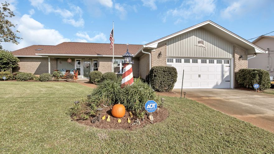 'CURRENTLY UNDER CONTRACT, SELLER ACCEPTING BACKUP OFFERS' Move in ready 3 bedroom 2 bath with a  16 X 32 Salt Water Pool that is completely covered by a screened Lanai. Inside the spacious Family Room features beautiful Hard wood Flooring, Cathedral ceiling and a full wall brick fireplace. Formal Dining Room--split bedroom plan with 2nd bath with door opening to pool. All appliances convey including the washer and dryer. New Roof, new windows Hurricane Cat4  strength, New insulated garage door. New Pool Enclosure with UV Ray protection, New doors and Sliding glass doors. New wood privacy fence in the backyard, Stick built 10 X 12 Storage building for all your toys.New gutters and down spouts, newly painted all outside trim and soffits. Seal and peel under new roof.. monoxide,heat, smoke and motion detector on all windows and doors. Shallow well for irrigation system, all new sprinkler heads, beautiful landscaping. No flood insurance required here and this home had minimal damage from the CAT 5 Hurricane, no interior damage. Home has been well maintained. Located in Lynn Haven convenient to just about everything and only minutes from the World's most beautiful beaches.