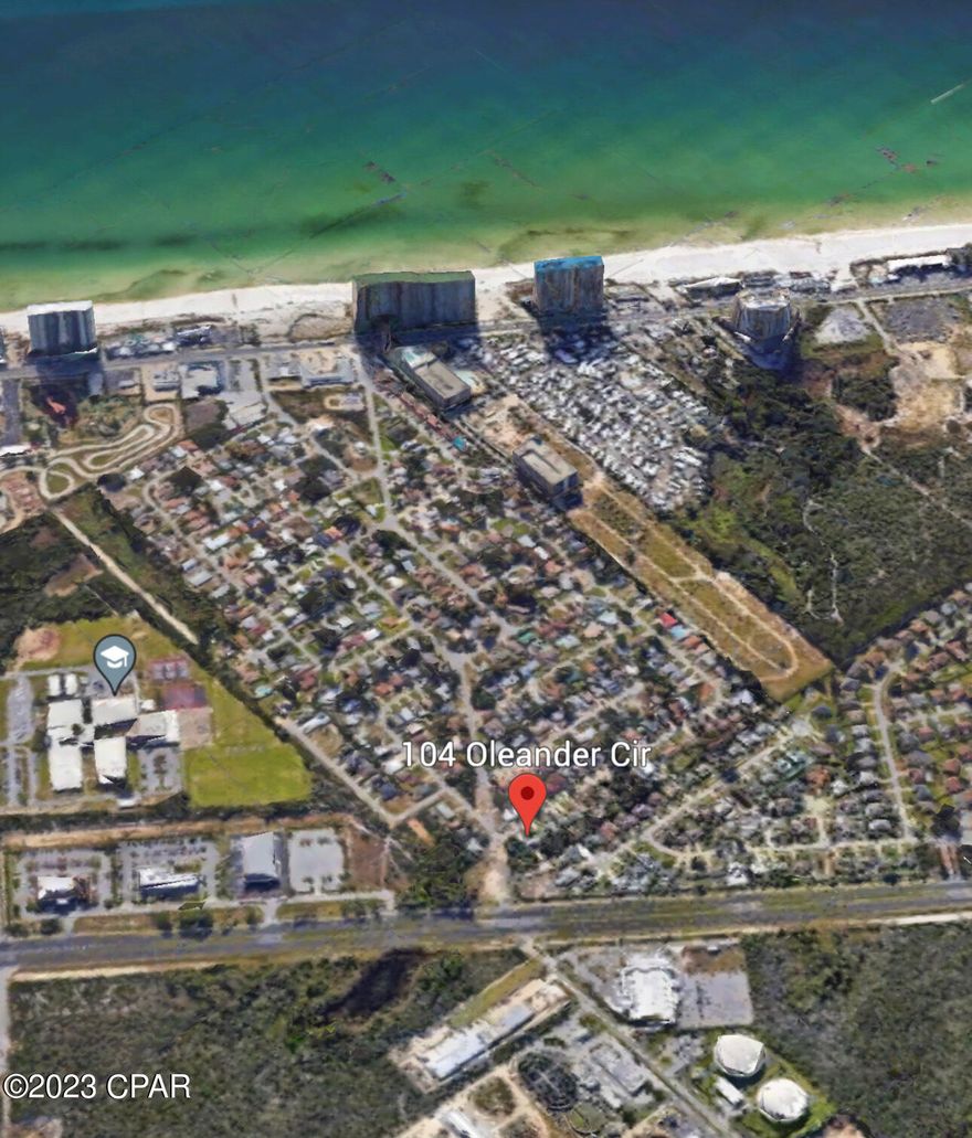 This house is waiting for someone to turn into the perfect beach house! Its a 4 bedroom 2 Bath Home with  so much potential. It is in need of a lot of TLC but has a ton to offer and the LOCATION is unbelievable!  
Its a 7 minute walk to the beach and less than 10 minute walk to pier park and is .25 miles from Walmart. This is The perfect investment property!