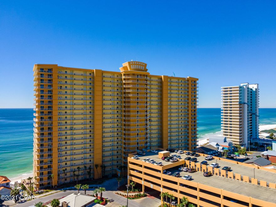Nice gulf front condo in the popular Treasure Island Resort. The condo is nicely furnished and sleeps 6, perfect for second home . Large private balcony offers beautiful views of the Gulf of Mexico.