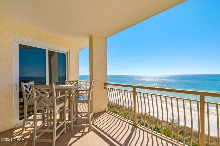 This beautifully appointed unit will not disappoint. Previously remodeled down to the studs. You cannot help but appreciate the upgrades that start at the entry hall. Present owners upgraded the door & windows to hurricane code in living area. Not the usual layout for a unit in this complex. You feel the difference as you enter the unit. Shiplap hallway, living room, and under bar. Functional entry nook. Coretec XL floors are commercially rated and perfect for high traffic! Kitchen updates include a coffee station, extra storage, and Vicostone Quartz countertops there and baths as well.. This has had extensive owner usage but rental projections are attached. Exclusions include chair in master bedroom, all books, turtle picture at front entry and contents of all owner closets