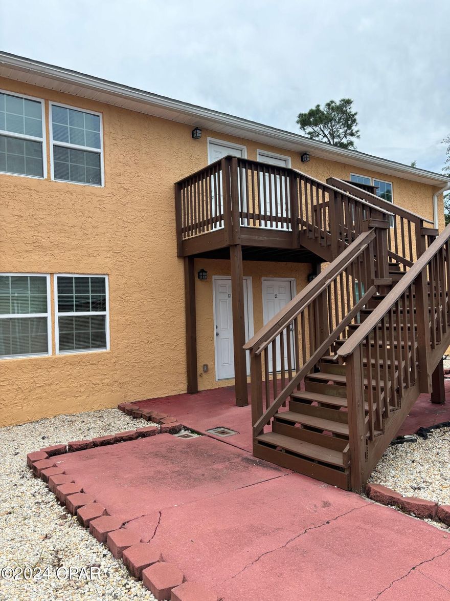 First Floor.  2bd, 2ba apartment. Recently remodeled, all tile, stainless steel appliances. Great location off 23rd st. Lawn service & pest control included. W/D hook-up. Sorry no pets.
