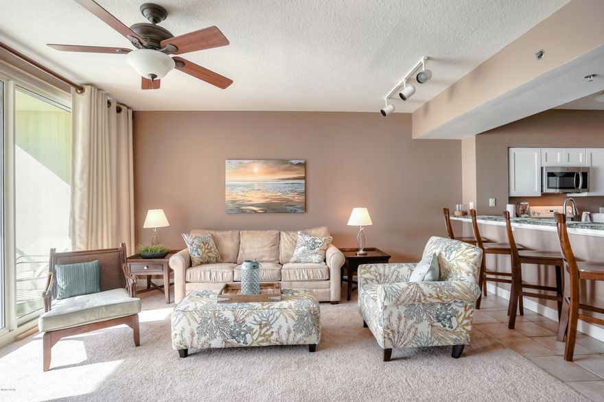 Million Dollar Views from this premium one bedroom with a bunk unit located in Shores of Panama, one of premier resorts in Panama City Beach. 

Soft neutral tones throughout, complement the exquisite décor as you enjoy the gorgeous views! INCLUDES A DEDICATED, COVERED PARKING SPACE. Featuring new kitchen cabinets. Great primary residence, vacation home, or investment property. 

Like thousands of visitors each year, your family will LOVE Shores of Panama. The Shores of Panama is an excellent location on the beach next to Pineapple Willy's and is within walking distance of other restaurants and entertainment. A resort unlike any other with beautiful exterior details and impressive Tuscany architecture. It is Panama City's ultimate vacation destination with tons of amenities: huge lagoon poo fountains, two tiki bars, exotic tropical landscaping and large indoor heated pool. Some other Club amenities include: on site spa, fitness center, and a ballroom for special events.