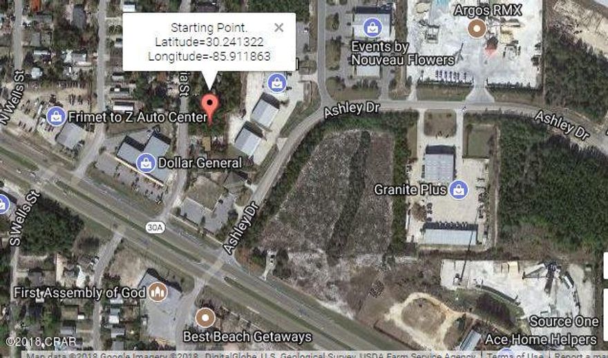 This is a great building lot, located just minutes to the Gulf. Design and build your own getaway or year-round Florida residence. Great investment opportunity. Close to Pier Park, Hwy 30-A, restaurants and shopping!  Current zoning will allow a manufactured home.