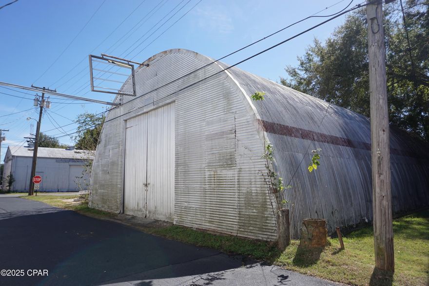 Warehouse/Commercial Space Available.  This 3200 square foot Quonset hut offers an abundance of warehouse space or could be converted into a commercial business of your choosing.  Seller may consider reasonable offers to package the sale of this building alongside a currently income-producing hardware store located on the same block (19 Jefferson Street). With both properties, this warehouse would be excellent for overflow inventory and storage! Other potential ideas include a farmer's market, nursery, retail store, etc.