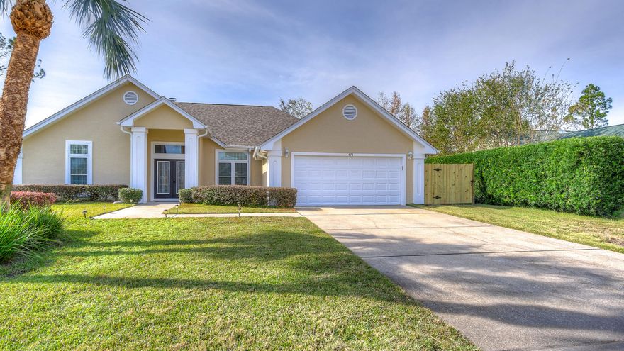 CURRENTLY UNDER CONTRACT, SELLER ACCEPTING BACKUP OFFERS. NO HURRICANE DAMAGE!! Stunning 4 bedroom 2 bath home with salt water pool located in  the gated community of Bay Point. This open concept home with new Cali bamboo flooring ,features a beautiful fireplace, updated kitchen, updated lighting, kitchen and bathroom fixtures and new appliances! Roof was replaced in 2013 and  privacy fence just replaced. The heated pool was converted to salt water, and with a screened porch and Bose speaker system this home is ready for entertaining! Bay Point offers golf, tennis, marina and yacht club memberships. Walking paths and 24 hr security makes this area the place to be! This home can be accessed from the second Bay Point entrance also for added convenience.