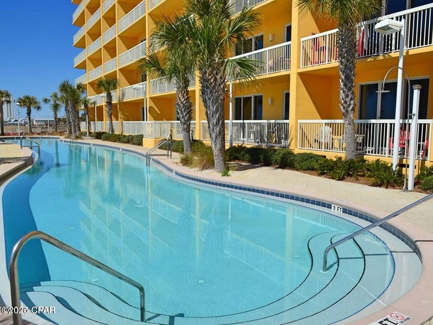 Interior Pictures Coming Soon!
Best Location Condo in PCB! Excellent Rental Income Potential! Rental Ready!
Discover beachfront living at its finest in this stunning 1-bedroom, 2-bathroom condo, located in the highly sought-after Calypso Tower II. Perfectly positioned along the Gulf of America, this unit offers breathtaking, unobstructed views of sugar-white sands and emerald waters from your private balcony.
This one-bedroom unit with a bunk room can sleep at least 6 people. 
Enjoy all the resort-style amenities Calypso has to offer, including two beachfront pools, a tiki bar, and a fitness center. Situated just steps from Pier Park's dining, shopping, and entertainment, this condo is perfect as a rental investment or your own personal getaway!
Don't miss out on this prime opportunity to own a piece of paradise on the Gulf!