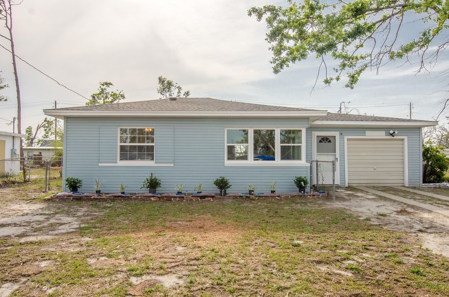 NEW ROOF 2019! FULLY RENOVATED! You will fall in love with this adorable 3 bedroom, 1 bathroom home. When you enter the home you will be greeted with the living room showcasing beautiful light oak colored flooring and lots of natural light. Off of the living room you will find the kitchen that showcases updated white cabinets, tons of counter space for food prep and a back door leading to the laundry room. As you continue your way through the home you will notice the spare bathroom which features new flooring, new lighting and a gorgeous white tile shower. The 3 bedrooms are a great size and have a unique touch with accent walls. The kids will love adjoining rooms where they are able to be close but also have privacy with a door between... the rooms. The backyard is a great size and fully fenced. The home has a one car garage. Ask your realtor about central AC & Heat being added to this home prior to closing. All ages, sizes, and specifications are estimated and must be verified.