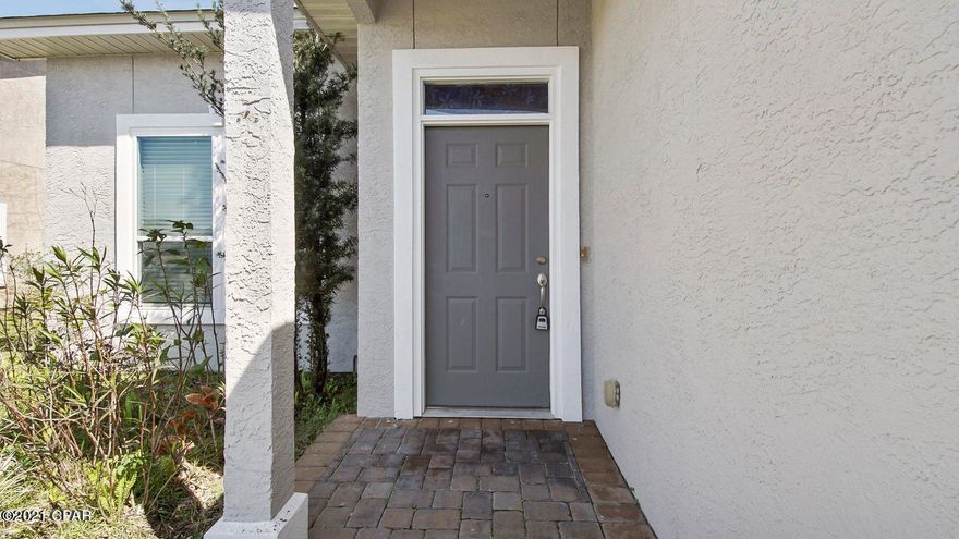 First Floor Master Bedroom! Fenced in Backyard! Check out this very well maintained, open concept town home located on a cul-de-sac in Ashlee Manor. This quiet neighborhood is centrally located near shopping, restaurants, and walking parks. When you walk in there is a large open area with vaulted ceilings where you can see the entire family area in any spot. There is a half bath for guests and a separate full size laundry area. You have a breakfast bar and dining area as well as an open view to the living area. There are sliding glass doors that lead to a completely fenced in back yard, perfect for entertaining. The master suite has a walk in closet, jaccuzi tub and shower combo and is located on the first floor. Upstairs you will find a full size bathroom with two bedrooms. The exterior of the home has been freshly painted, has a one car garage, and bricked driveway. This home and neighborhood is perfect in every way.

1.4 Miles to Lynnhaven Walmart, minutes from Panama City, 14 Miles from Tyndall, 11 miles from the Beach at Panama City Beach, 19 miles from the Airport, 2.5 Miles from Gulf Coast Hospital, 5 miles from Bay Med, Ascension Sacred Heart.