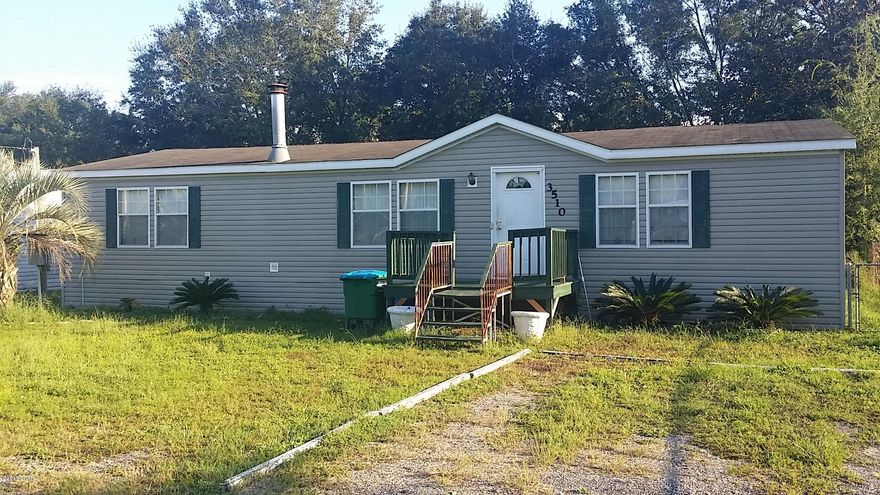 Nice, well maintained home with 3 bedrooms, 2 baths and bonus room that could be 4th bedroom. Living room is spacious and has a fireplace.  Large bedrooms with walk-in closets.  Huge Master bathroom with large soaker tub, separate shower and double sink vanity.  Conveniently located, within minutes of Tyndall Air Force Base, Panama City Mall and Beaches.  House has had some remodeling and updating.  Recent years house has been used little thus not much wear and tear and only as a family vacation home.   Large backyard with storage shed. All sizes approximated.