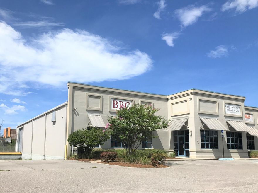Located in Beach Commerce Park and just minutes from the Airport. Over 3,400 square feet of quality finished offices, multiple conference rooms, training rooms, reception area, and 2 ADA restrooms. Also includes +/-1,700 square feet of warehouse space with 16 Ft. ceilings, dock-high and street-level loading with oversized roll-up doors, large secure outside fenced and graveled area for additional parking and storage.
