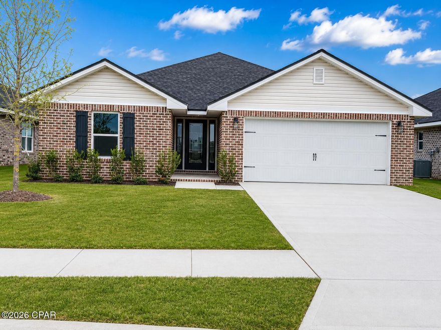 This beautifully designed 3-bedroom, 2-bath home with a 2-car garage offers the perfect balance of open gathering spaces and private retreats. The flowing layout connects the family room, dining area, and kitchen into one bright, welcoming hub -- ideal for entertaining or everyday life. The split-bedroom design provides privacy, with a spacious owner's suite featuring a walk-in closet and private bath, while two additional bedrooms and a full bath sit on the opposite side of the home. A dedicated laundry room, great storage, and a functional kitchen with pantry make daily living effortless. Comfortable, practical, and designed for how life really​​‌​​​​‌​‌​​​​‌​​‌​​​​‌‌ happens.