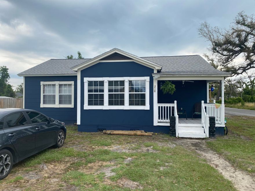 BACK on MARKET -Please Show!!!!Sizes and measurements are approximate - Cute, Cute, Cute - Quaint Florida Cottage in Historic Millville.  This 3 bedroom, 2 bath sits on a fenced corner lot, within moments to Downtown Panama City, 15 minutes to TAFB.  The home has beautiful and restored wood flooring, ceramic flooring, galley kitchen, dining/living, large bonus room currently used as an office and a large storage, laundry area.  The home has been well maintained.  Brand new roof thanks to Hurricane Michael, as well as a brand new privacy fence for the large backyard.