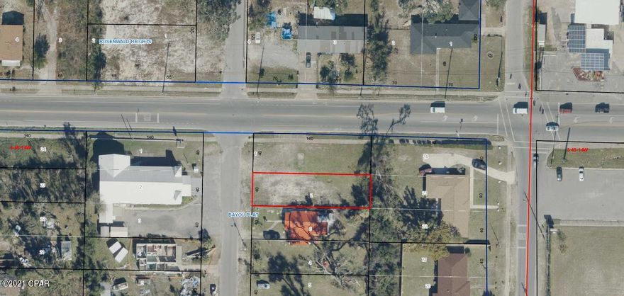 Residential lot off 11th Street in Panama City
