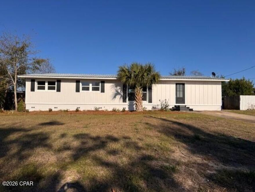 Welcome to 6 Harvard Circle, a beautifully renovated 1,725 sq ft detached single family home offering modern upgrades, an excellent layout, and a prime Panama City location. This move-in ready 4 bedroom, 3 bath home has been thoughtfully updated from top to bottom with brand new LVP (luxury vinyl plank) flooring throughout, fresh sheetrock, updated interior paint, new cabinetry, new appliances, and recessed lighting that creates a bright, clean, contemporary feel.

Designed with flexibility in mind, the spacious floor plan offers plenty of room for everyday living, entertaining, and working from home. The home features four generously sized bedrooms, including two bedrooms with private en-suite baths—an ideal setup for multi-generational living, guests, or added privacy. A separate laundry/bonus room provides even more versatility, perfect for storage, a home office, or hobby space.

Step outside and enjoy a large backyard with endless potential—whether you envision outdoor entertaining, space for pets and play, or creating your own backyard oasis. A deck just off the home is perfect for grilling, relaxing, or hosting friends and family for weekend get-togethers.

Perfectly situated between 23rd Street and Highway 390, this home places you just minutes from premier shopping, dining, schools, and entertainment, making commuting and daily errands quick and convenient.

Whether you're searching for a primary residence or a smart investment opportunity, 6 Harvard Circle delivers modern style, comfort, and convenience in a location that's hard to beat. Schedule your private showing today—this is one you won't want to miss.

Seller holds an active Alabama real estate license.