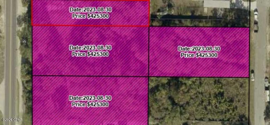 Prime Development Opportunity in Panama City Beach - Short Term Rental District

This parcel is one of four adjacent properties being offered together as a package sale, creating a rare development opportunity in a high-demand short term rental area of Panama City Beach. Collectively, the four parcels total approximately 1.79 acres and offer the potential to develop up to 16 single family homes (buyer to verify zoning, density, and development requirements).

All parcels in the assemblage feature 250 feet of road frontage on Joan Avenue and 100 feet of frontage on Lagoon Knoll, providing excellent access and design flexibility for future development. The parcels have utilities available, reducing upfront development hurdles and making this an attractive site for builders and investors focused on vacation rental or residential income properties.

Located just minutes from the beaches, popular restaurants, shopping and entertainment, this property sits in an area consistently sought after by visitors and second-home buyers alike.

Property Highlights:
*Part of a 4-parcel assemblage being sold together
*Total combined acreage approx. 1.79 acres
*Located in a short-term rental friendly area (buyer to verify local regulations)
*Potential for up to 16 single-family homes across all parcels
*250' frontage on Joan Ave. & 100' on Lagoon Knoll (The assemblage)
*Utilities available
*close to beach access, dining, attractions, and shopping
*Ideal for developers, builders and short-term rental investors

A rare chance to secure a well-located development footprint in one of Florida's most active vacation rental markets.

(Buyer to verify all zoning, density, utilities, short-term rental regulations, and development feasibility)